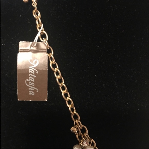 NWT NATASHA BEADED BOLD NECKLACE ABSOLUTELY BEAUTIFUL - Picture 2 of 4